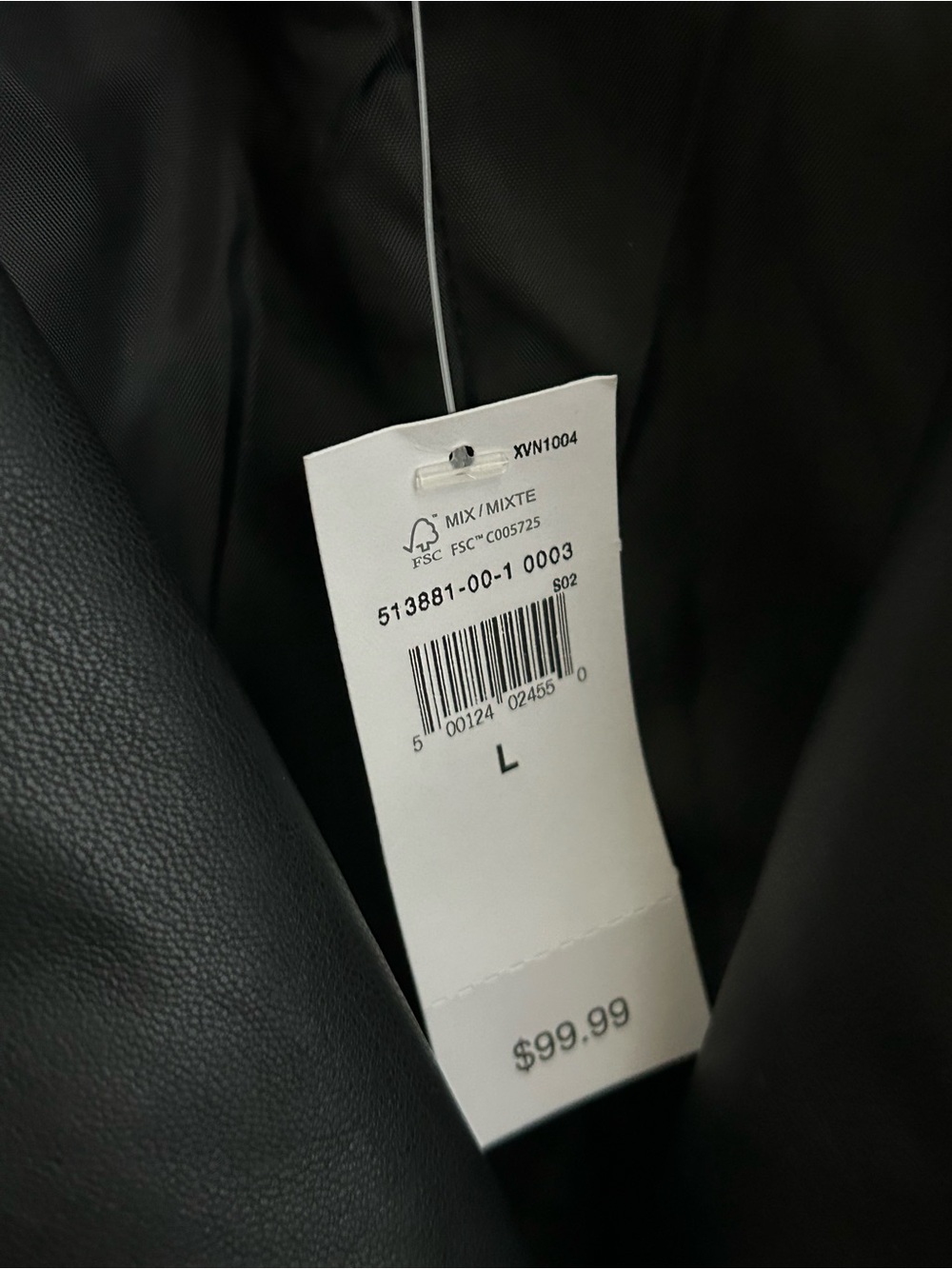 Vegan-Leather Moto Jacket - Picture 2 of 3